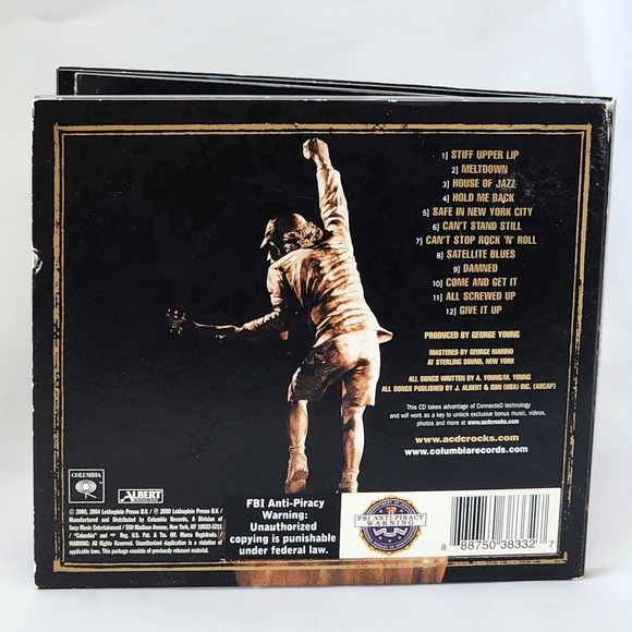 AC/DC Stiff Upper Lip CD Album Classic Rock Music Vintage 2000 Columbia Records - Picture 4 of 5